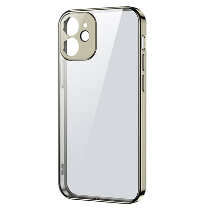 JOYROOM Ultra thin transparent case with metallic frame for iPhone 12 Pro Max black – image 11