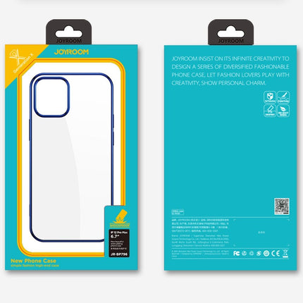 JOYROOM NBS ultra thin transparent case with metallic frame for iPhone Pro Max 12 black – image 5