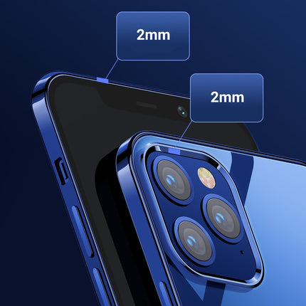 JOYROOM NBS ultra thin transparent case with metallic frame for iPhone Pro Max 12 black – image 22