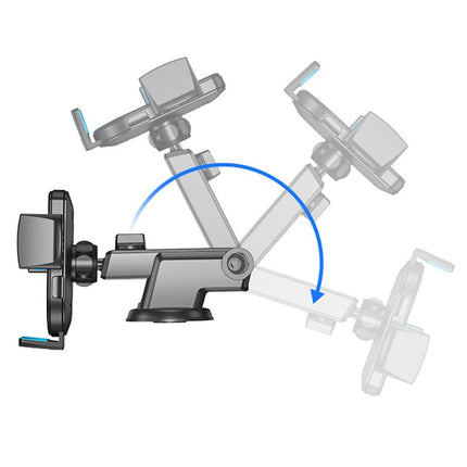 JOYROOM Telephone holder with telescopic shoulder up to the dashboard and black window – image 10