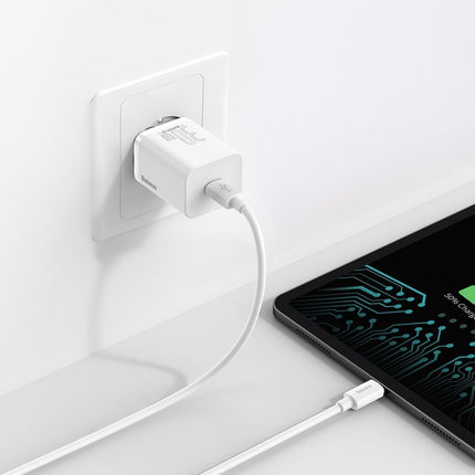 BASEUS Super fast Si 1C USB-C 30W PD QC white network charger – image 9