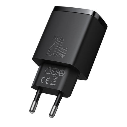 BASEUS Fast USB Power Charger 20W 3A PD QC 3.0 black – image 3