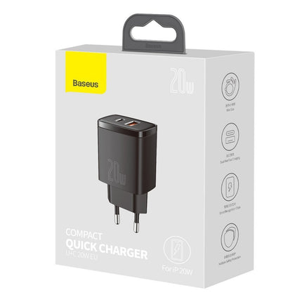 BASEUS Fast USB Power Charger 20W 3A PD QC 3.0 black – image 5