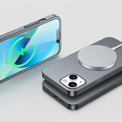 JOYROOM Case for iPhone 13 case for back and front + tempered glass gray – image 7