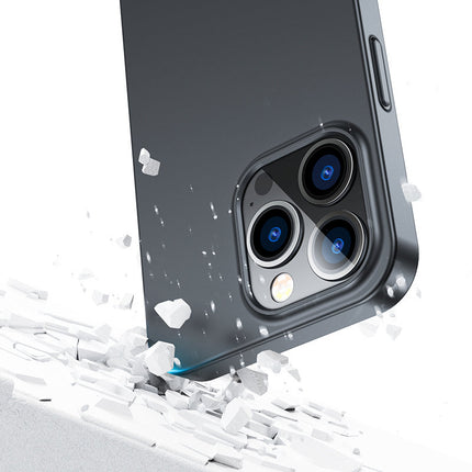 JOYROOM Case cover for iPhone 13 Pro Max case for back and front + tempered glass black – image 6