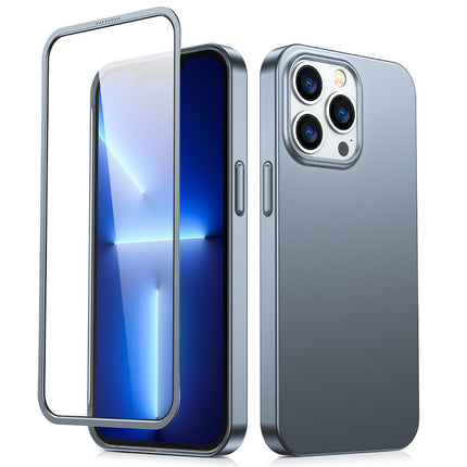 JOYROOM Case for iPhone 13 Pro case for back and front + tempered glass blue – image 10