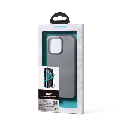 JOYROOM Case for iPhone 13 Pro case for back and front + tempered glass blue – image 14
