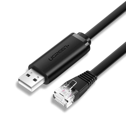 UGREEN Cable console cable USB adapter - RJ45 Ethernet screwdriver 1.5m black