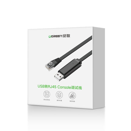 UGREEN Cable console cable USB adapter - RJ45 Ethernet screwdriver 1.5m black – image 5