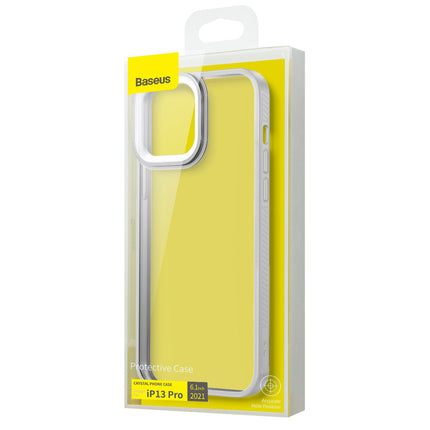 BASEUS Armor-resistant case for iPhone 13 Pro with gel grey frame – image 5