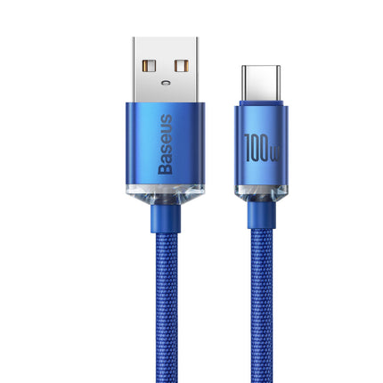 BASEUS Wire cable for fast charging and transfer of USB-C data USB-C 100W 1.2m black – image 13