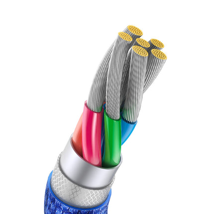 BASEUS Wire cable for fast charging and transfer of USB-C data USB-C 100W 1.2m black – image 18