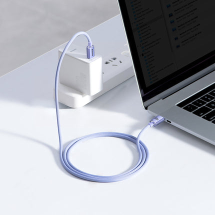 BASEUS USB-C 100W 1.2m blue cable for fast charging and transfer data – image 22