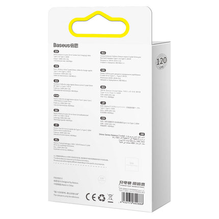 BASEUS USB-C 100W 1.2m blue cable for fast charging and transfer data – image 17