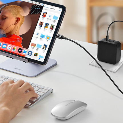 UGREEN USB-C 5A cable fast charging PD QC 1m white – image 4