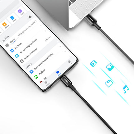 UGREEN USB-C 5A cable fast charging PD QC 1m white – image 8