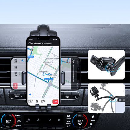 JOYROOM Car handle on smartphone phone on cockpit black – image 3