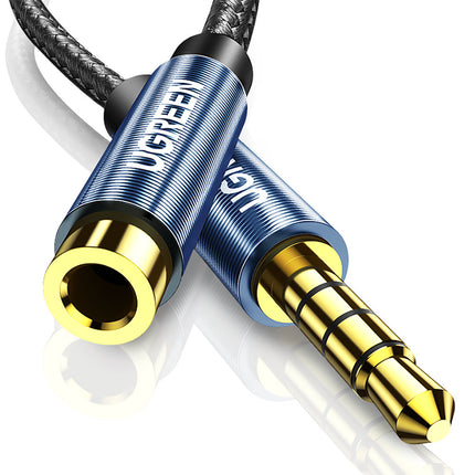 UGREEN Cable extension adapter audio AUX mini jack 3.5mm 1.5m blue – image 2