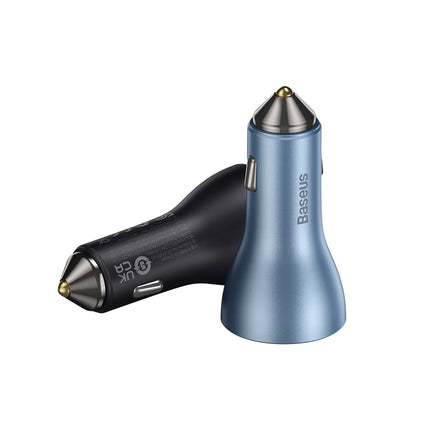 BASEUS Golden Connector Pro USB + 2x USB-C 65W dark grey car charger – image 4