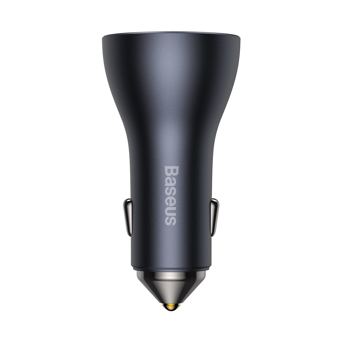 BASEUS Golden Contactor Pro USB + 2x USB-C 65W car charger, dark gray – image 7
