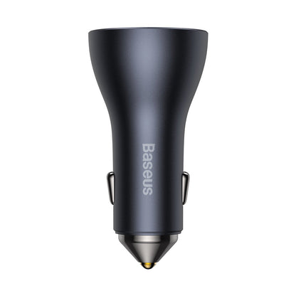 BASEUS Golden Contactor Pro USB + 2x USB-C 65W car charger, dark gray – image 7
