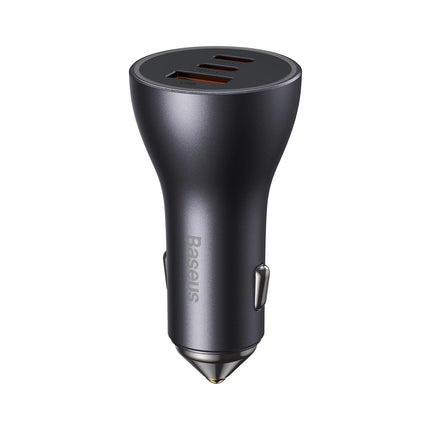 BASEUS Golden Connector Pro USB + 2x USB-C 65W dark grey car charger – image 8