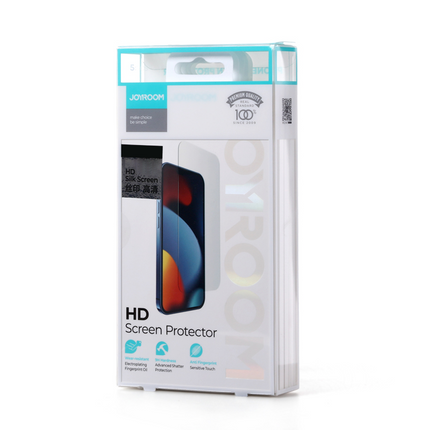 JOYROOM 9H tempered glass for iPhone 14 Plus for the whole Knight 2.5D FS TG Set 5pcs. – image 5
