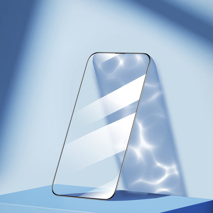 JOYROOM Hardened glass for iPhone 14 Plus for the whole screen with transparent frame Knight 2.5D TG – image 3