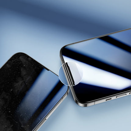 JOYROOM Hardened glass for iPhone 14 Plus for the whole screen with transparent frame Knight 2.5D TG – image 4