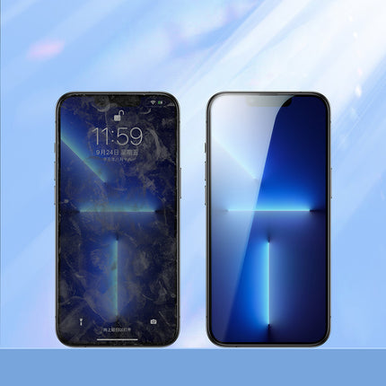 JOYROOM Hardened glass for iPhone 14 Plus for the whole screen with transparent frame Knight 2.5D TG – image 7