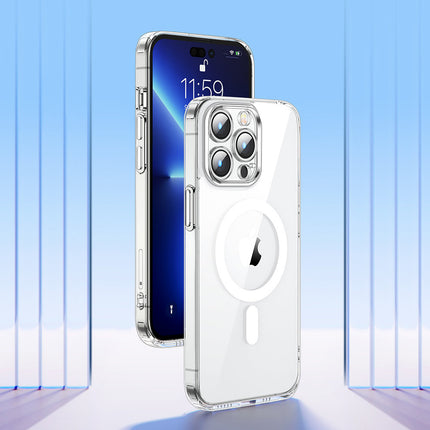 JOYROOM Magnetic iPhone 14 Plus case compatible with MagSafe transparent 14D – image 2
