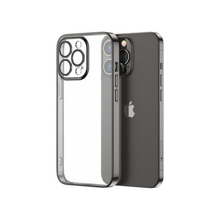 JOYROOM Case gel case for iPhone 14 Plus case cover with metallic frame 14Q black – image 6