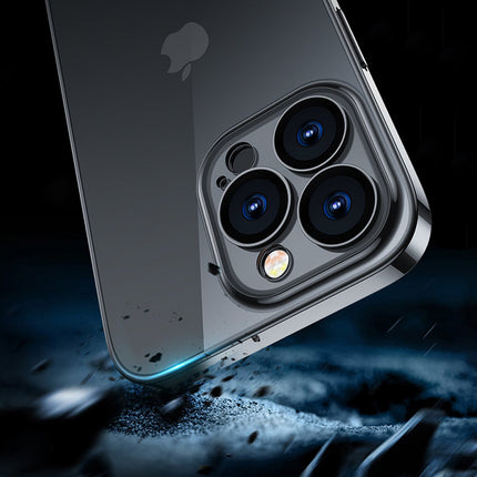 JOYROOM Case gel case for iPhone 14 Plus case cover with metallic frame 14Q black – image 7