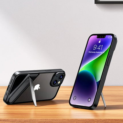 UGREEN Rigid case with gel frame and built-in stand for iPhone 14 black – image 8