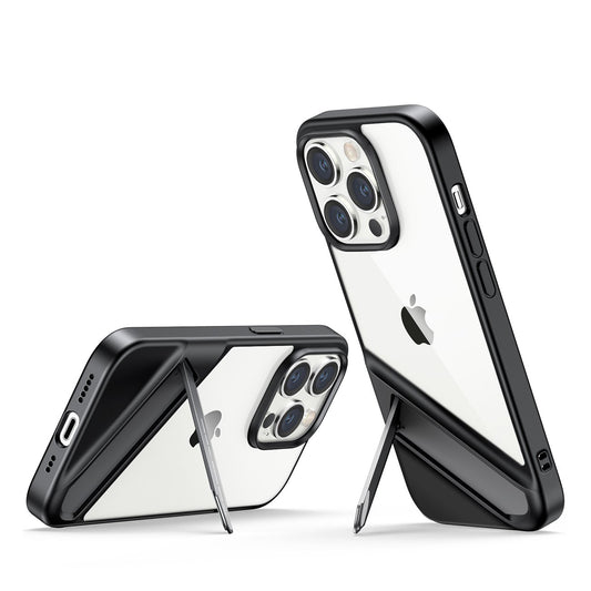 UGREEN Rigid case with gel frame and built-in stand for iPhone 14 Pro black