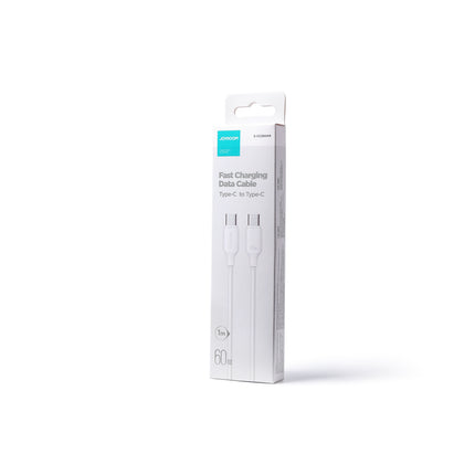 JOYROOM USB-C cable - USB-C 480Mb/s 60W 1m white – image 5