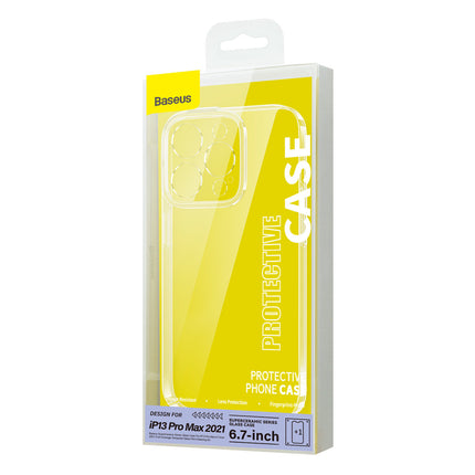 BASEUS Glass Case Glass Case for iPhone 13 Pro Max 6.7' 2021 + Cleaning set – image 2