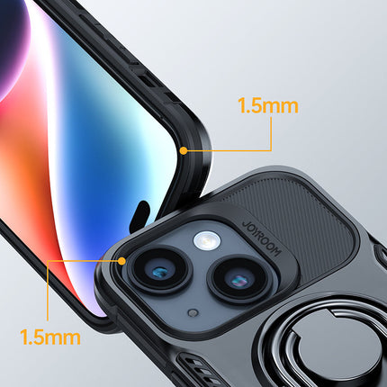 JOYROOM Case for iPhone 14 armored case with stand ring holder black – image 6