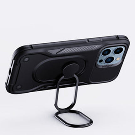 JOYROOM Case for iPhone 14 Pro armored cover with handle ring holder black – image 9