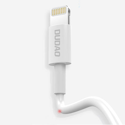 DUDAO Wire cable for iPhone USB - Lightning 3A 1m white – image 3
