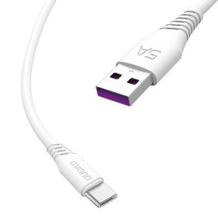 DUDAO USB cable - USB-C 5A 2m white – image 2