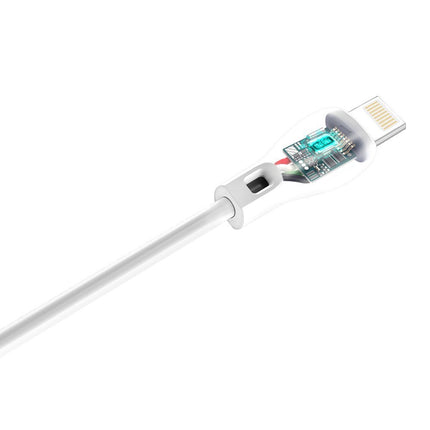 DUDAO Wire cable for iPhone USB - Lightning 2.4A 1m white – image 4