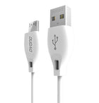 DUDAO USB cable - micro USB 2.4A 2m white