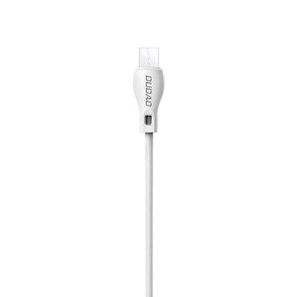DUDAO USB cable - micro USB 2.4A 2m white – image 3