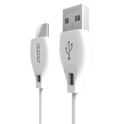 DUDAO USB cable - USB-C 2.1A 1m white – image 2