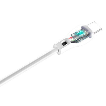 DUDAO USB cable - USB-C 2.1A 1m white – image 5