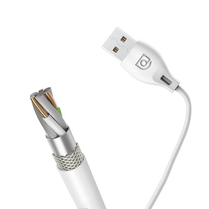 DUDAO USB cable - USB-C 2.1A 1m white – image 9