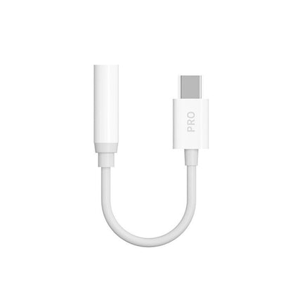 DUDAO Adapter audio adapter for headphones from USB-C to mini jack 3.5 mm white – image 3