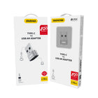 DUDAO USB-C to regular USB adapter, black