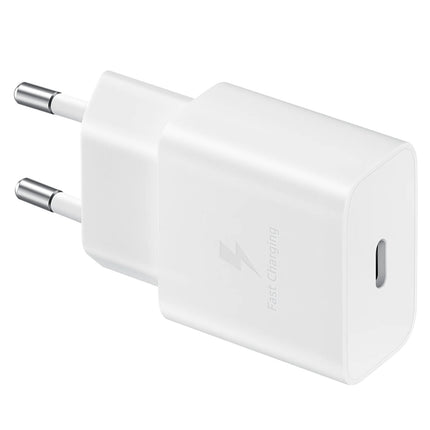 SAMSUNG USB-C 15W PD AFC wall charger + white USB-C cable – image 2